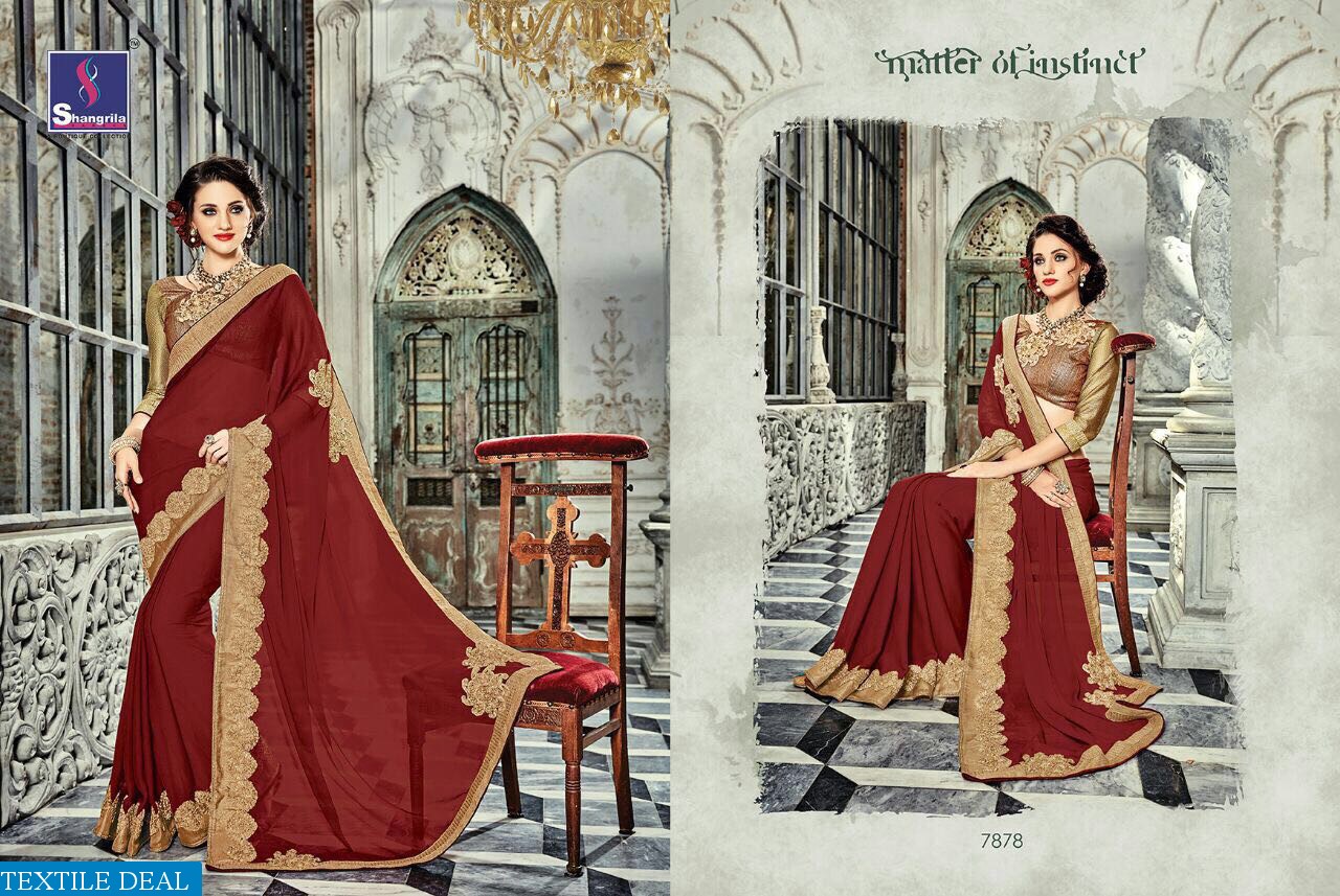 Shangrila paris rose vol-2 Wholesale party-wear Ethnic Saree